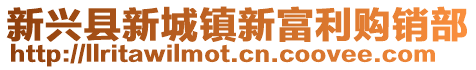 新兴县新城镇新富利购销部