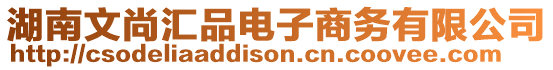 湖南文尚匯品電子商務(wù)有限公司