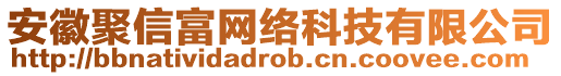 安徽聚信富網(wǎng)絡(luò)科技有限公司