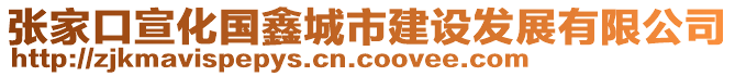 張家口宣化國鑫城市建設(shè)發(fā)展有限公司