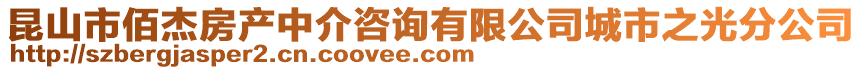 昆山市佰杰房产中介咨询有限公司城市之光分公司