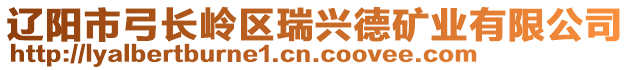 遼陽市弓長嶺區(qū)瑞興德礦業(yè)有限公司