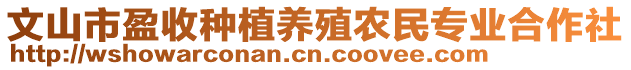 文山市盈收種植養(yǎng)殖農(nóng)民專業(yè)合作社