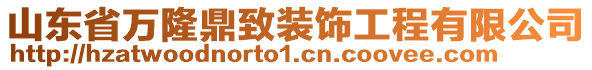 山東省萬隆鼎致裝飾工程有限公司