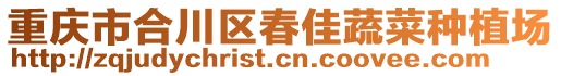 重慶市合川區(qū)春佳蔬菜種植場
