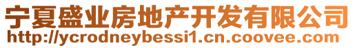 寧夏盛業(yè)房地產(chǎn)開發(fā)有限公司