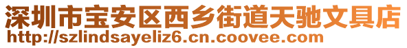 深圳市寶安區(qū)西鄉(xiāng)街道天馳文具店