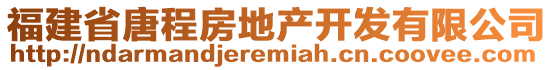 福建省唐程房地产开发有限公司