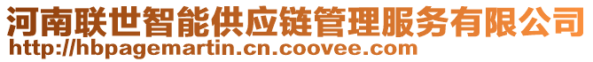 河南聯(lián)世智能供應(yīng)鏈管理服務(wù)有限公司