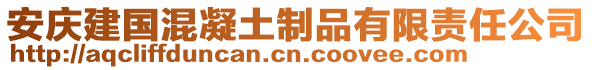 安庆建国混凝土制品有限责任公司