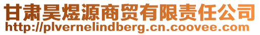 甘肅昊煜源商貿(mào)有限責(zé)任公司