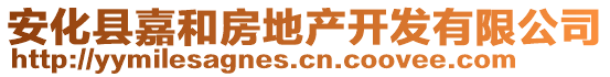 安化县嘉和房地产开发有限公司