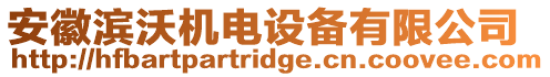 安徽濱沃機電設備有限公司