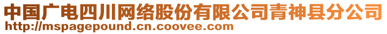 中國廣電四川網(wǎng)絡(luò)股份有限公司青神縣分公司