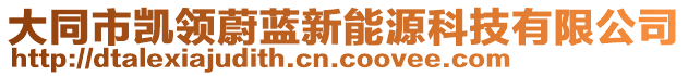 大同市凱領(lǐng)蔚藍(lán)新能源科技有限公司