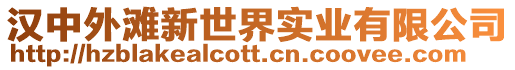 漢中外灘新世界實(shí)業(yè)有限公司