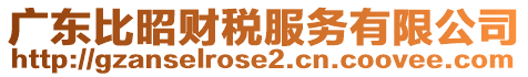 廣東比昭財(cái)稅服務(wù)有限公司