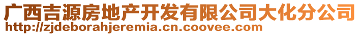 广西吉源房地产开发有限公司大化分公司