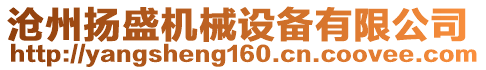 滄州揚盛機械設備有限公司