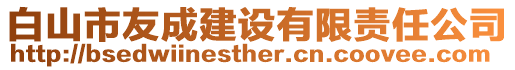 白山市友成建設(shè)有限責(zé)任公司