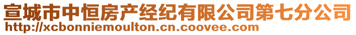 宣城市中恒房产经纪有限公司第七分公司