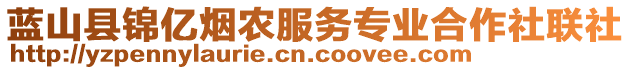 藍山縣錦億煙農(nóng)服務專業(yè)合作社聯(lián)社