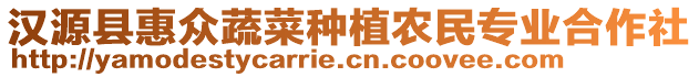 漢源縣惠眾蔬菜種植農(nóng)民專業(yè)合作社