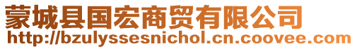 蒙城縣國(guó)宏商貿(mào)有限公司