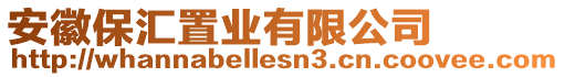 安徽保匯置業(yè)有限公司