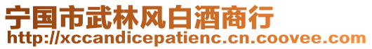 寧國(guó)市武林風(fēng)白酒商行