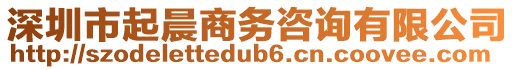 深圳市起晨商務(wù)咨詢有限公司