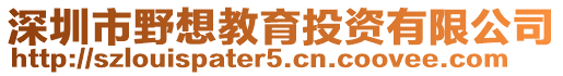 深圳市野想教育投資有限公司