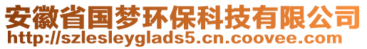 安徽省國夢環(huán)保科技有限公司