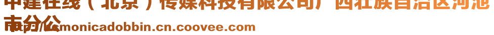 中建在線（北京）傳媒科技有限公司廣西壯族自治區(qū)河池
市分公