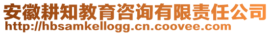 安徽耕知教育咨询有限责任公司