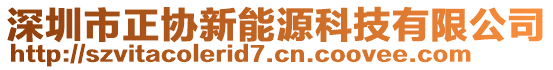 深圳市正協(xié)新能源科技有限公司