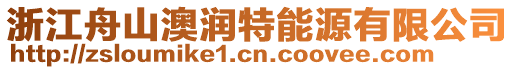 浙江舟山澳润特能源有限公司