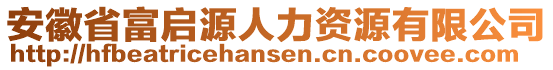 安徽省富啟源人力資源有限公司