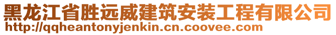 黑龍江省勝遠威建筑安裝工程有限公司