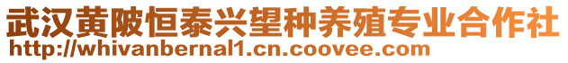 武漢黃陂恒泰興望種養(yǎng)殖專業(yè)合作社