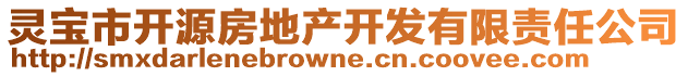 靈寶市開源房地產(chǎn)開發(fā)有限責(zé)任公司