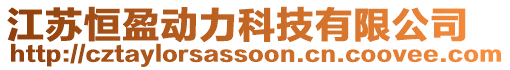 江苏恒盈动力科技有限公司