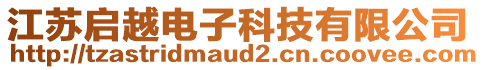 江蘇啟越電子科技有限公司