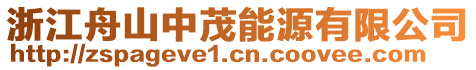 浙江舟山中茂能源有限公司