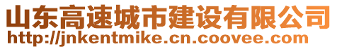 山東高速城市建設有限公司