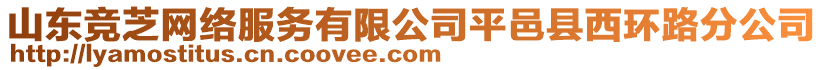 山東競(jìng)芝網(wǎng)絡(luò)服務(wù)有限公司平邑縣西環(huán)路分公司