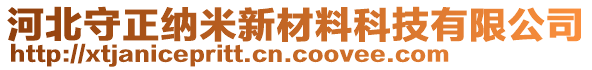 河北守正納米新材料科技有限公司