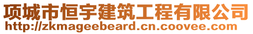 项城市恒宇建筑工程有限公司