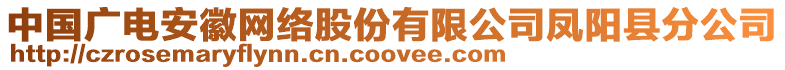 中國(guó)廣電安徽網(wǎng)絡(luò)股份有限公司鳳陽(yáng)縣分公司