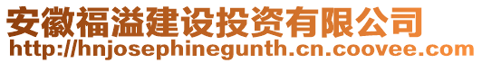 安徽福溢建设投资有限公司